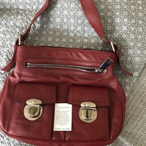 Marc Jacobs red leather purse NWOT